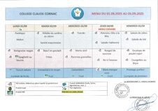 Galerie photo MENUS